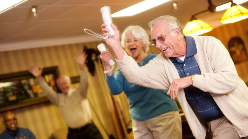 Assisted Living Helps Seniors have fun together
