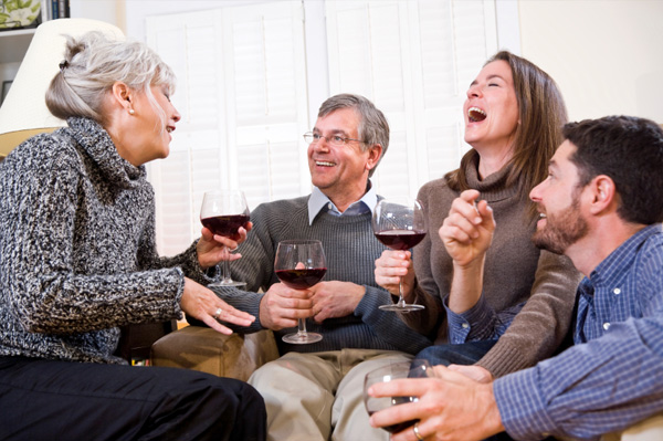 Laughing helps resolve family conflicts