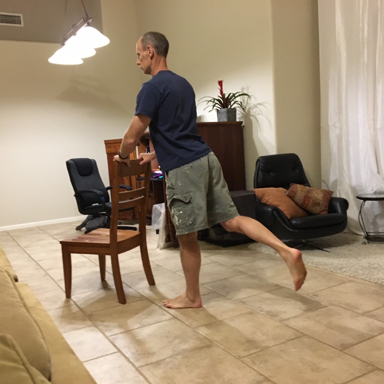 Balance Exercises for Seniors: Back Leg Raises