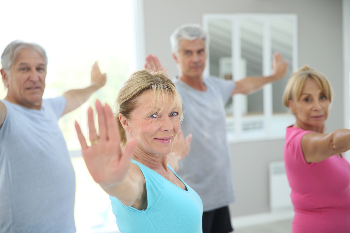 Exercise for seniors can be more fun when done in groups