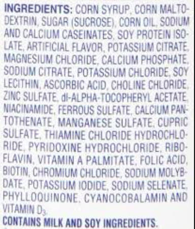 What is Liquid Hope? It definitely is not regular feeding tube food like this ingredients label shows