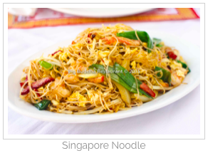 The Singapore Noodles at the Chinese restaurant in Suprise AZ