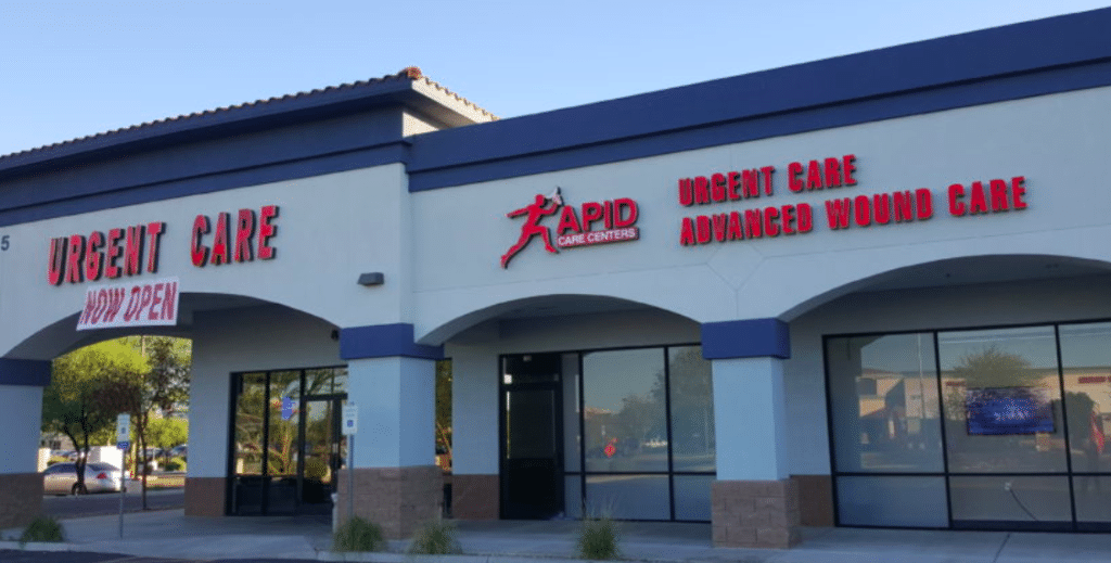Rapid Care clinic is the only urgent care facility on the list