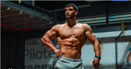 A bodybuilder who is on a high protein diet